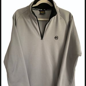 Nautica Competition grey 1/4 zip sweater